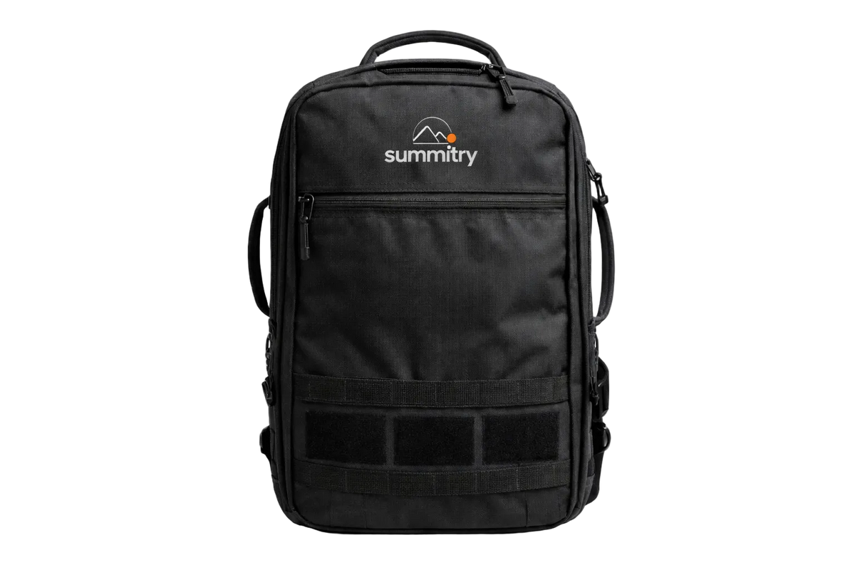 Summitry rucking backpack designed for weighted walking and outdoor training